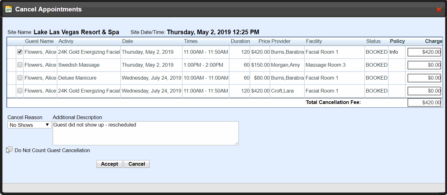 Guest Check In Operations